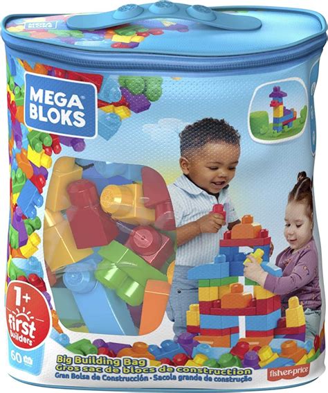 mega building blocks|MEGA BLOKS Big Building Bag building set with 60 big and colorful.